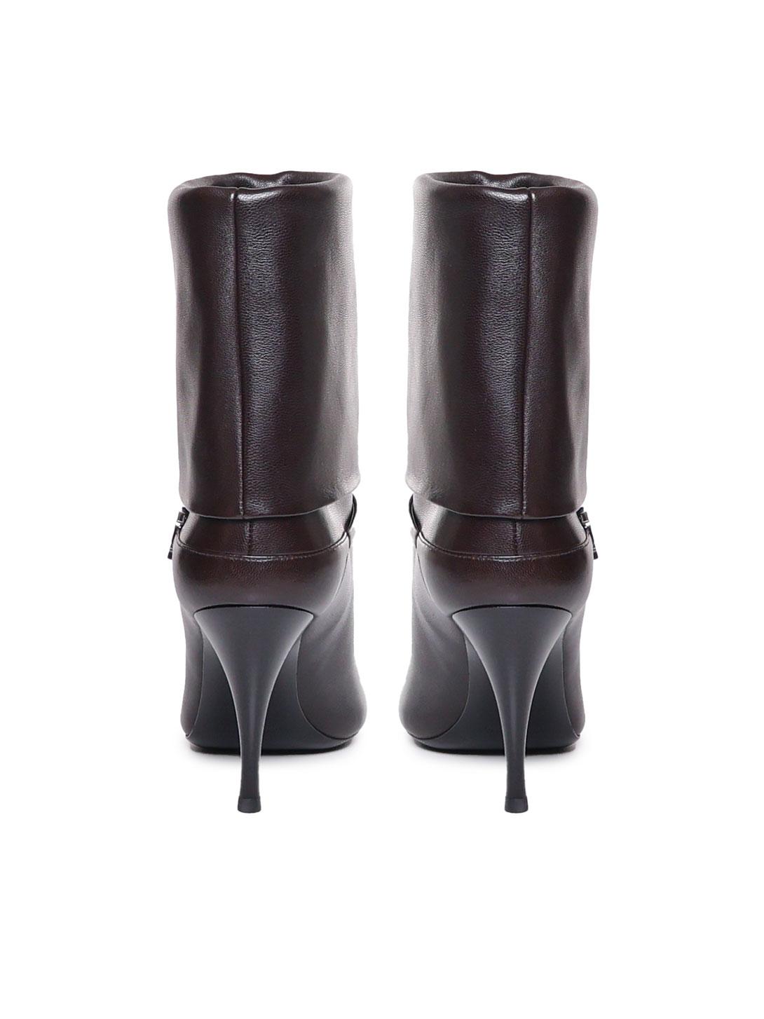 Stivaletti niki in pelle liscia 801393 AADV22245 SAINT LAURENT 