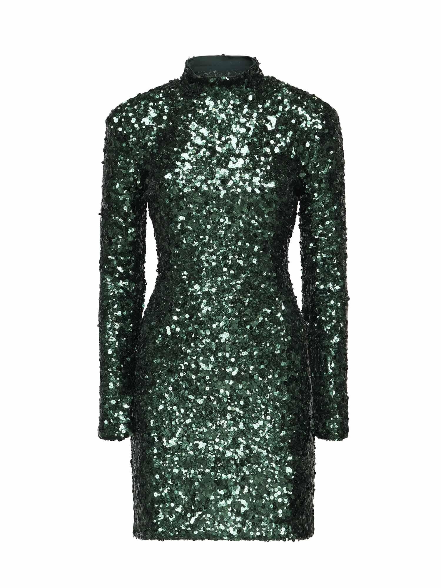 Abito corto con paillettes 105544 A2Q4V88 PINKO 