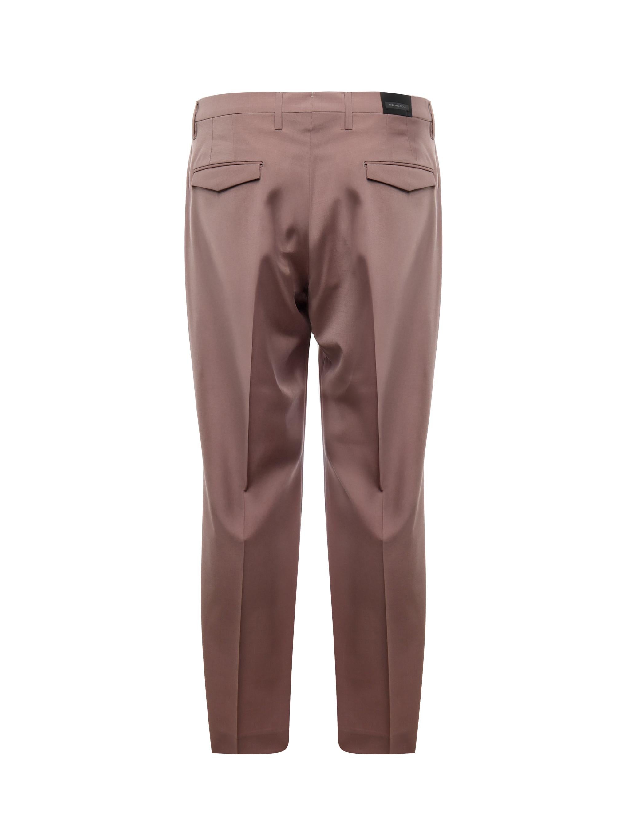 PANTALONI TK AMERICA DOPPIA PENCES<BR/> MCSTE3687S25 008 MICHAEL COAL 