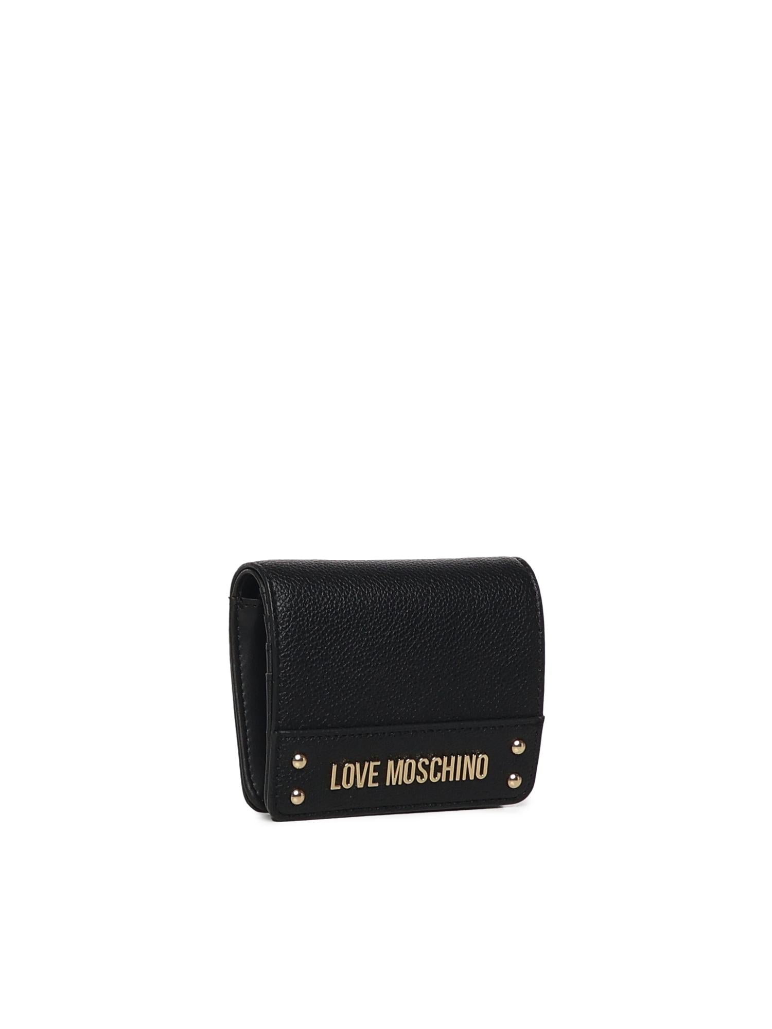 Portafoglio piccolo con logo JC5703PP1NLD0 000 LOVE MOSCHINO 