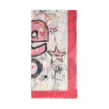 Foulard con stampa 106657 A38JNZ4 PINKO 