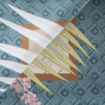 Foulard in seta con stampa 310215 785334002 FERRAGAMO 