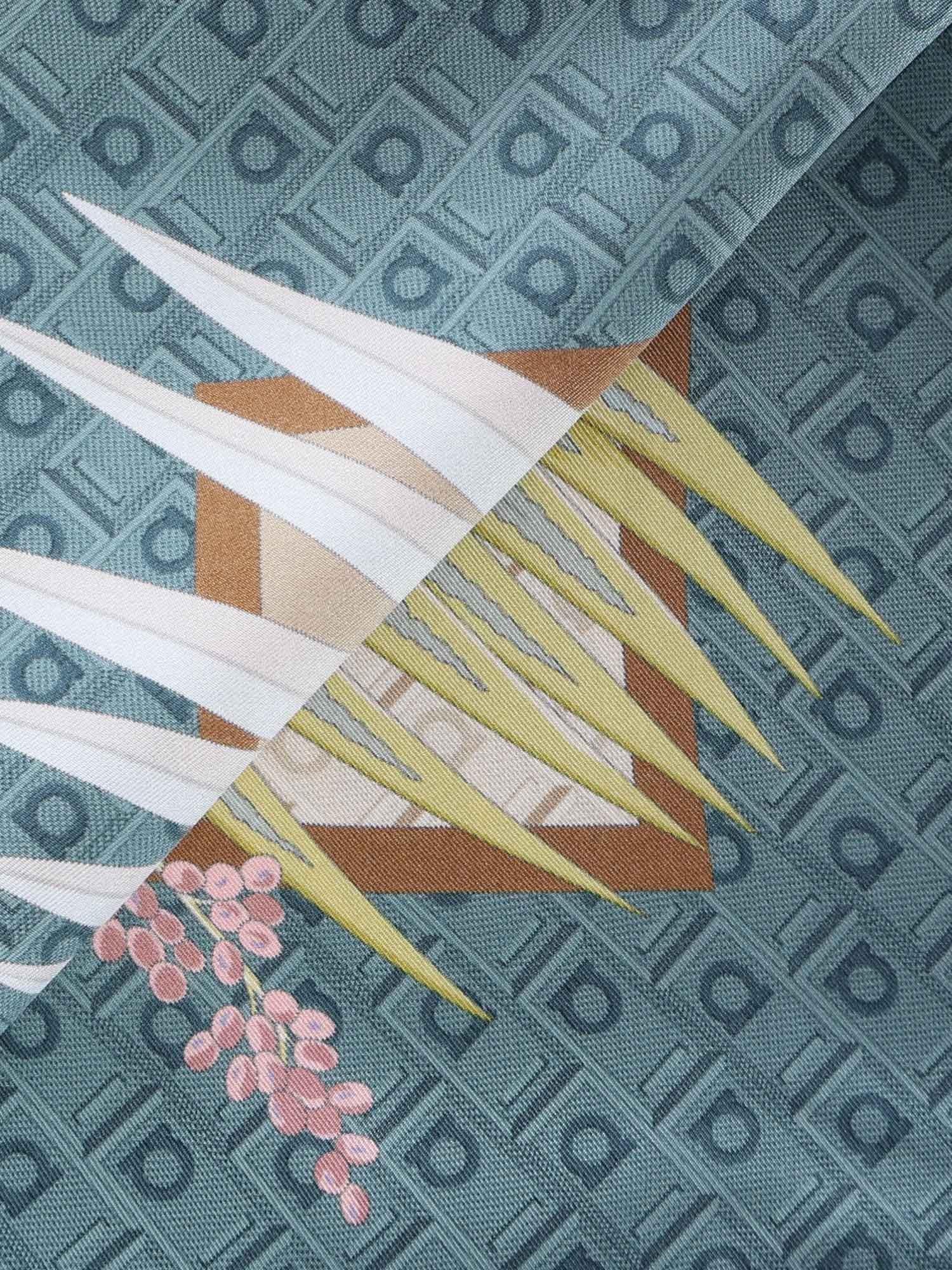 Foulard in seta con stampa 310215 785334002 FERRAGAMO 