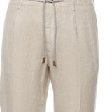 Pantalone jogger in lino<BR/> K75PANB21TET0K002 02 ELEVENTY 