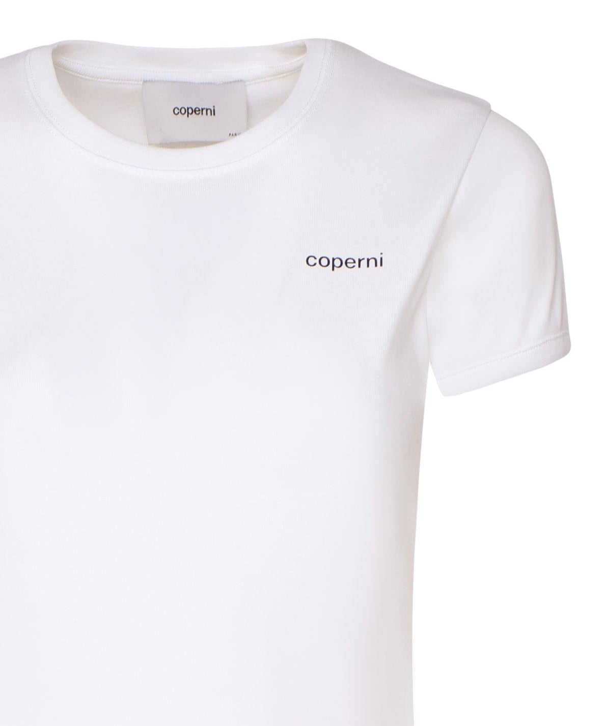 T-shirt in cotone con logo COPJS07F5012 WHTBLK COPERNI 