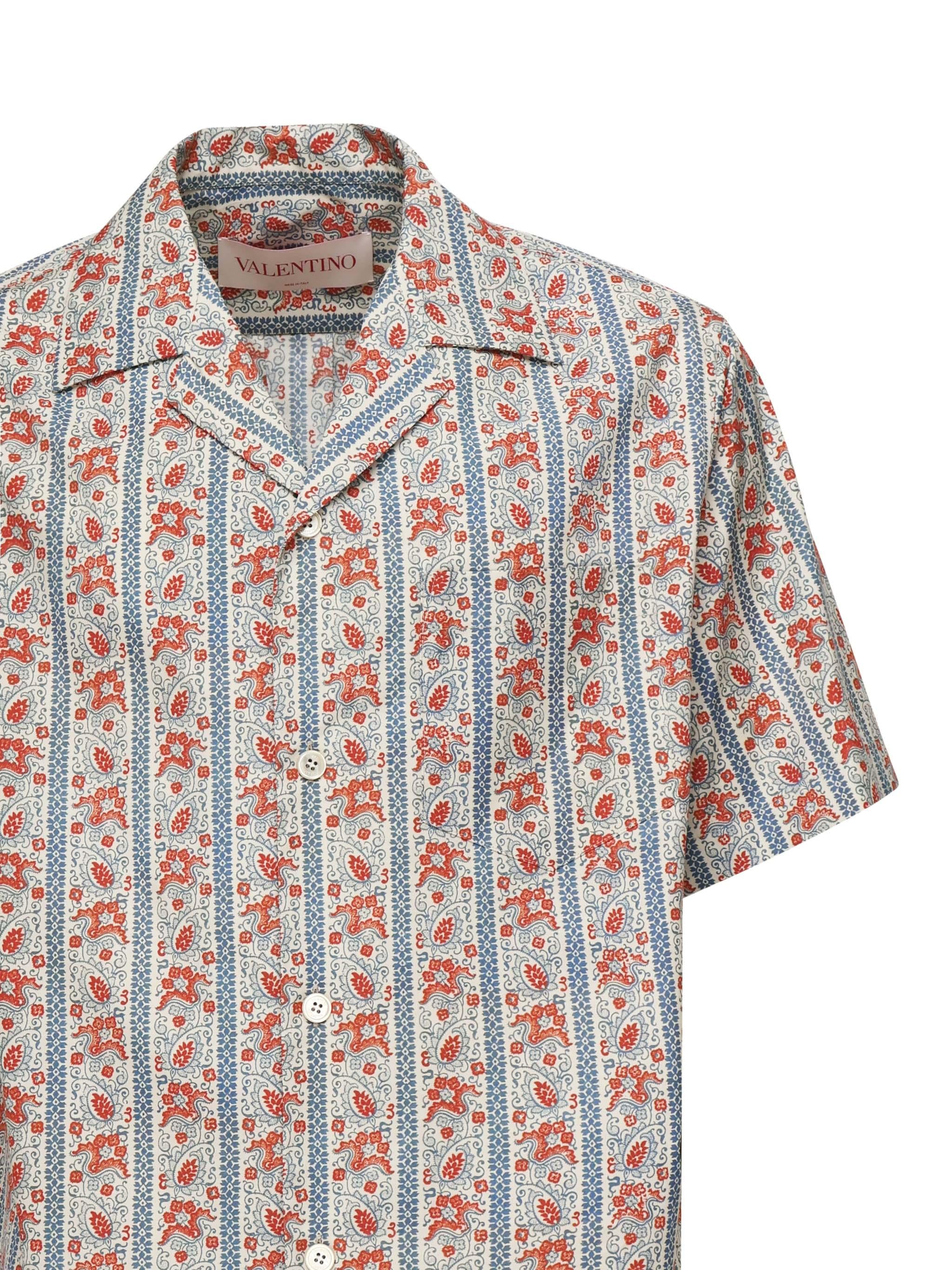 Camicia bowling con stampa paisley 6V3AA111 AS1QQX VALENTINO GARAVANI 