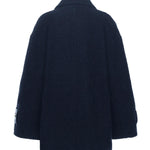 Cappotto caban doppiopetto in bouclé 105559 A2SHG02 PINKO 
