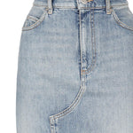 Gonna lunga in denim 104628 A2EAPJE PINKO 