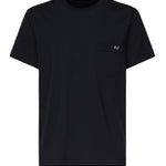 T-shirt con logo ricamato NPMB3501280UCX U806 FAY 