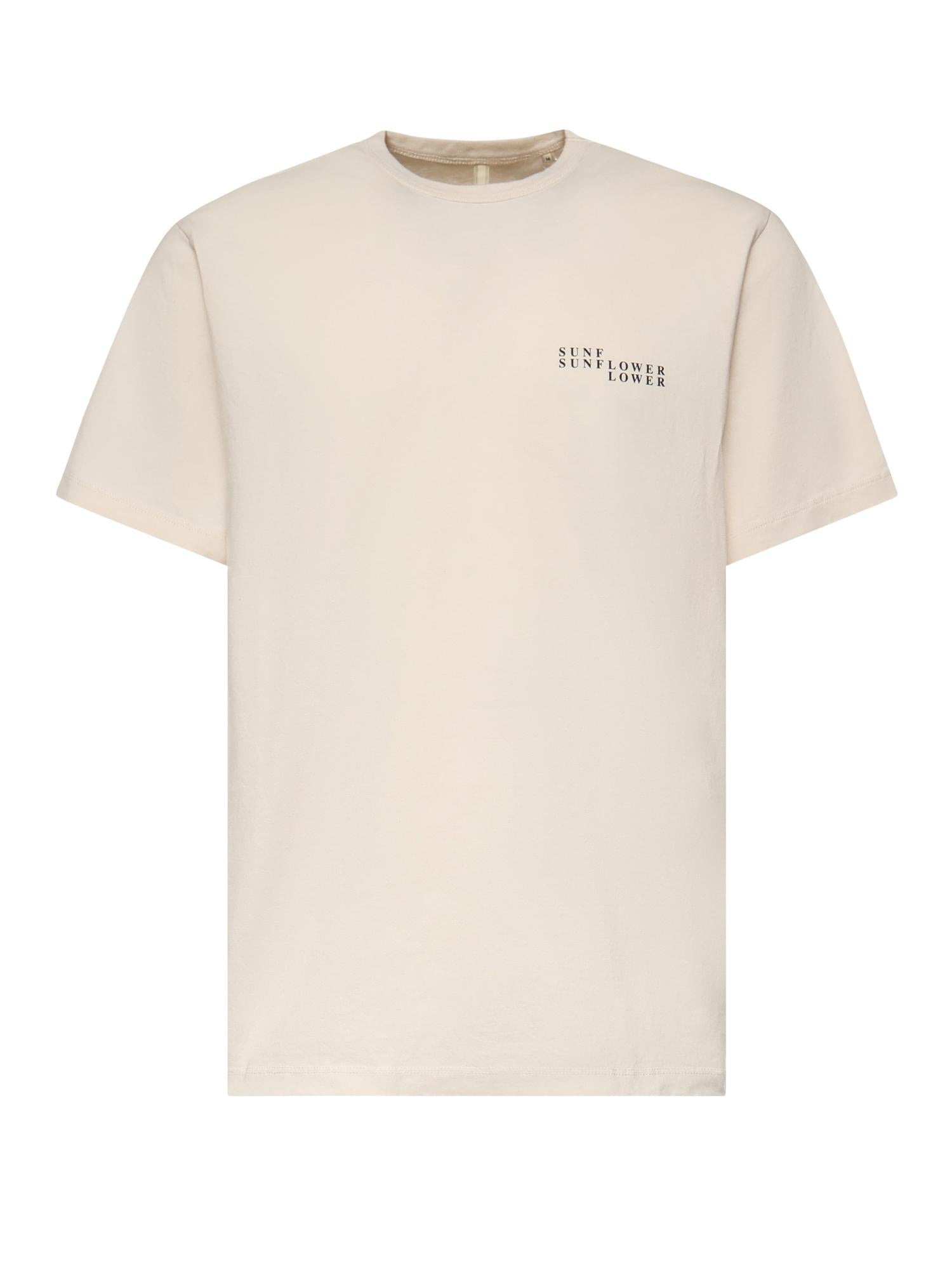 T-shirt in cotone con logo 2054  SUNFLOWER 