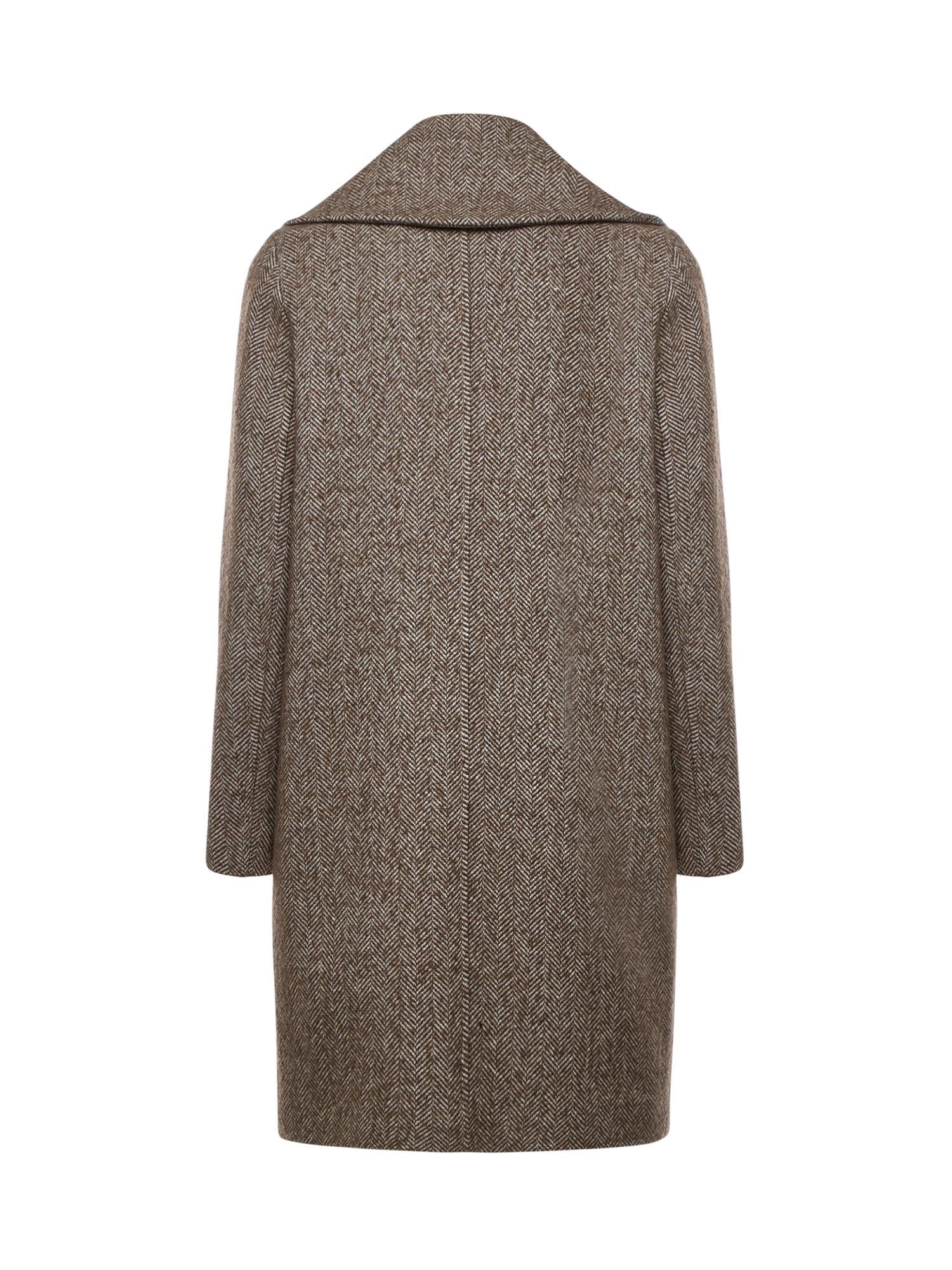 Cappotto Pesca in lana e cashmere 26AL203 CAFFE ALISHEVA 