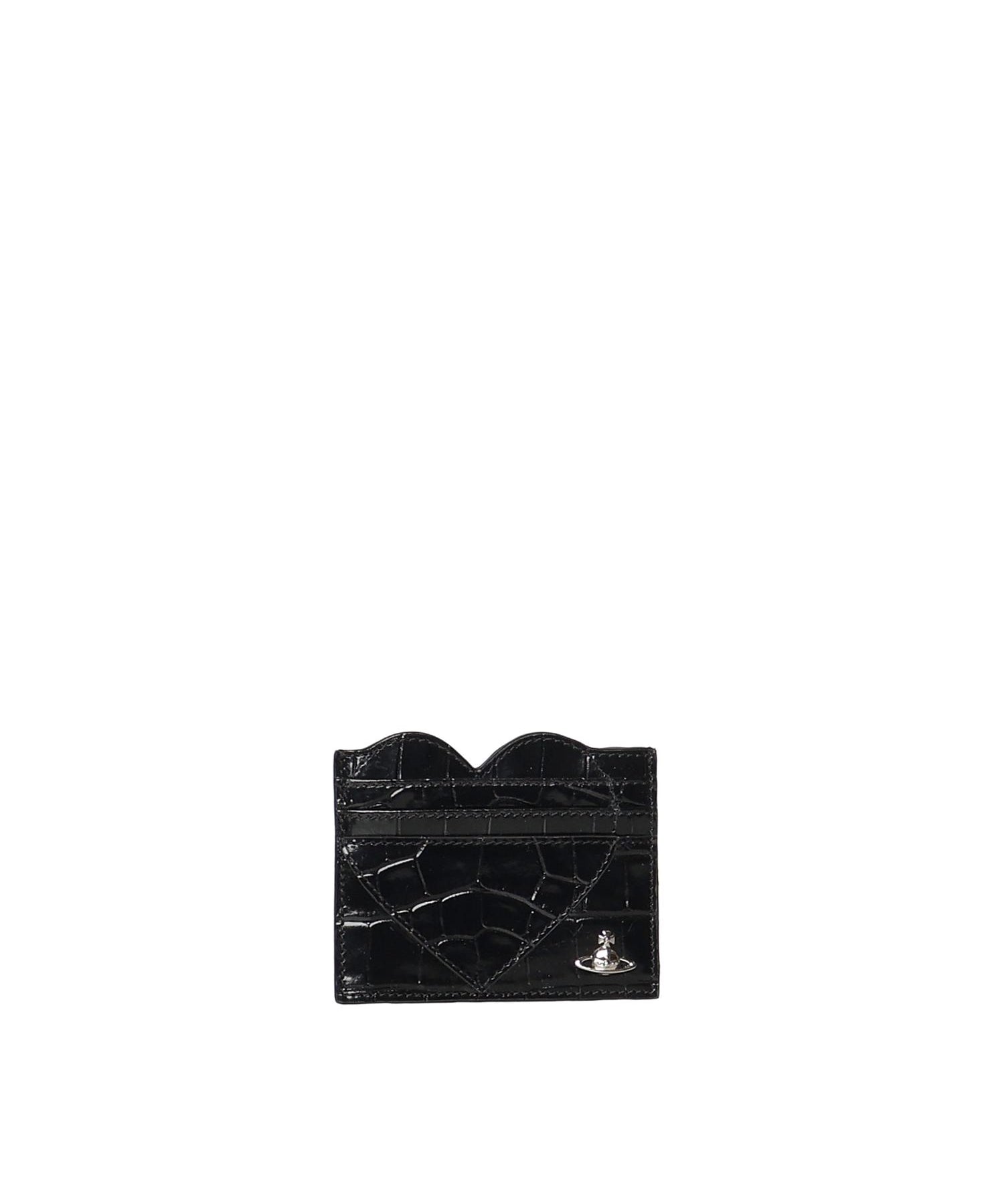 Porta carte Heart con logo 5403000MW L0098N401 VIVIENNE WESTWOOD 