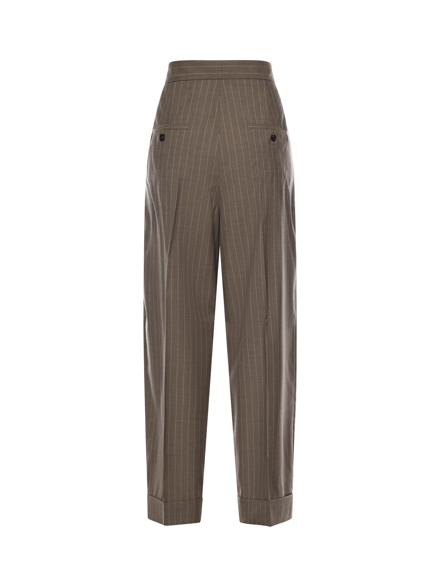 Pantalone in lana gessata 2611131151600 001 MAX MARA 