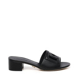 Slide in pelle di vitello e logo DG CR1755 AY32980999 DOLCE & GABBANA 