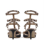 Slingback Rockstud in pelle liscia 6W2S0375 VODN91 VALENTINO GARAVANI 