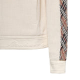 Giacca in cotone con finiture Check 8122452 C5121 BURBERRY 