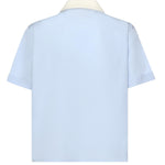 Camicia in cotone con logo MK2020 10IVF0013 MIU MIU 