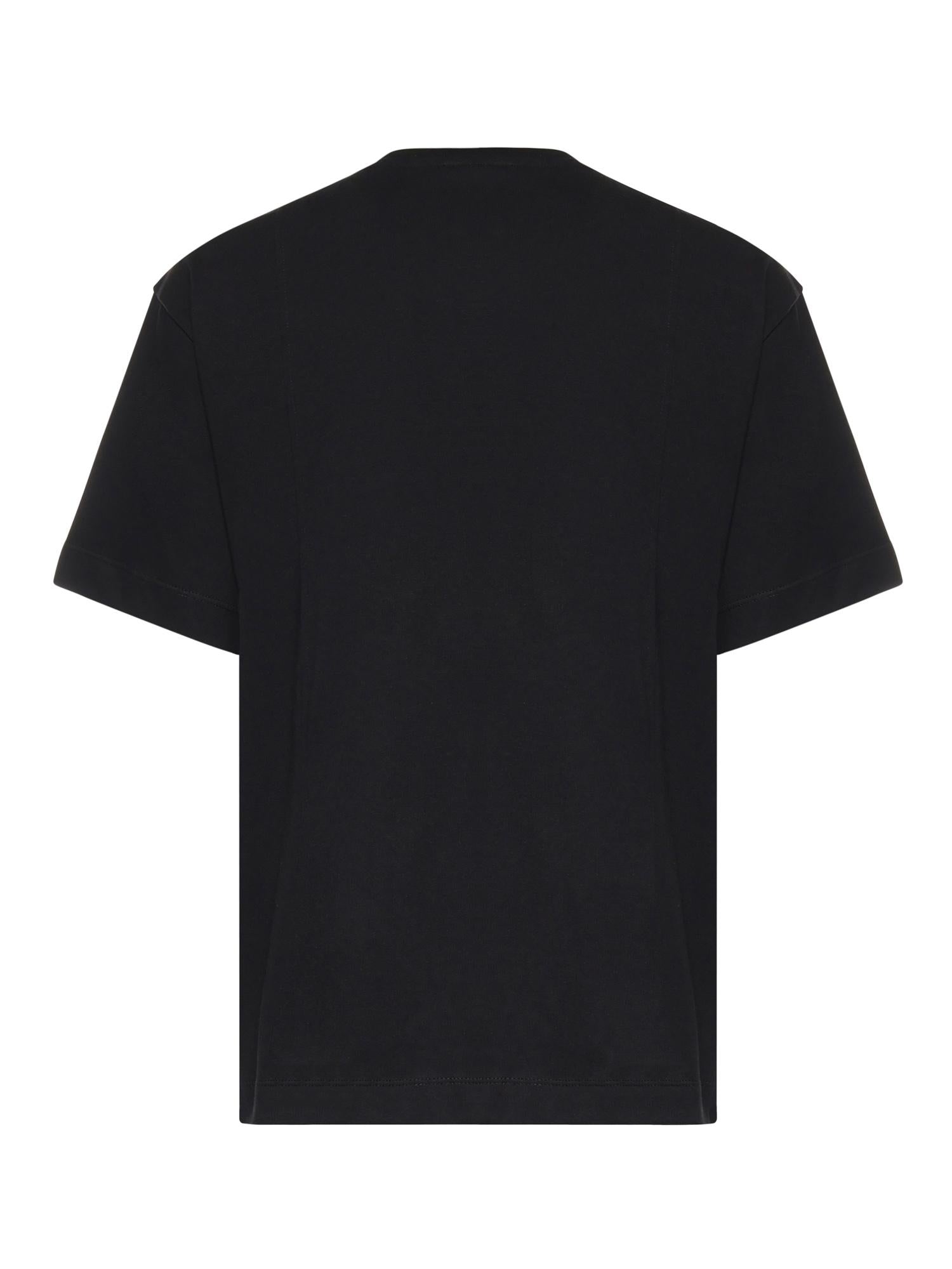T-shirt con ricamo cuore in cotone 105665 A326Z99 PINKO 