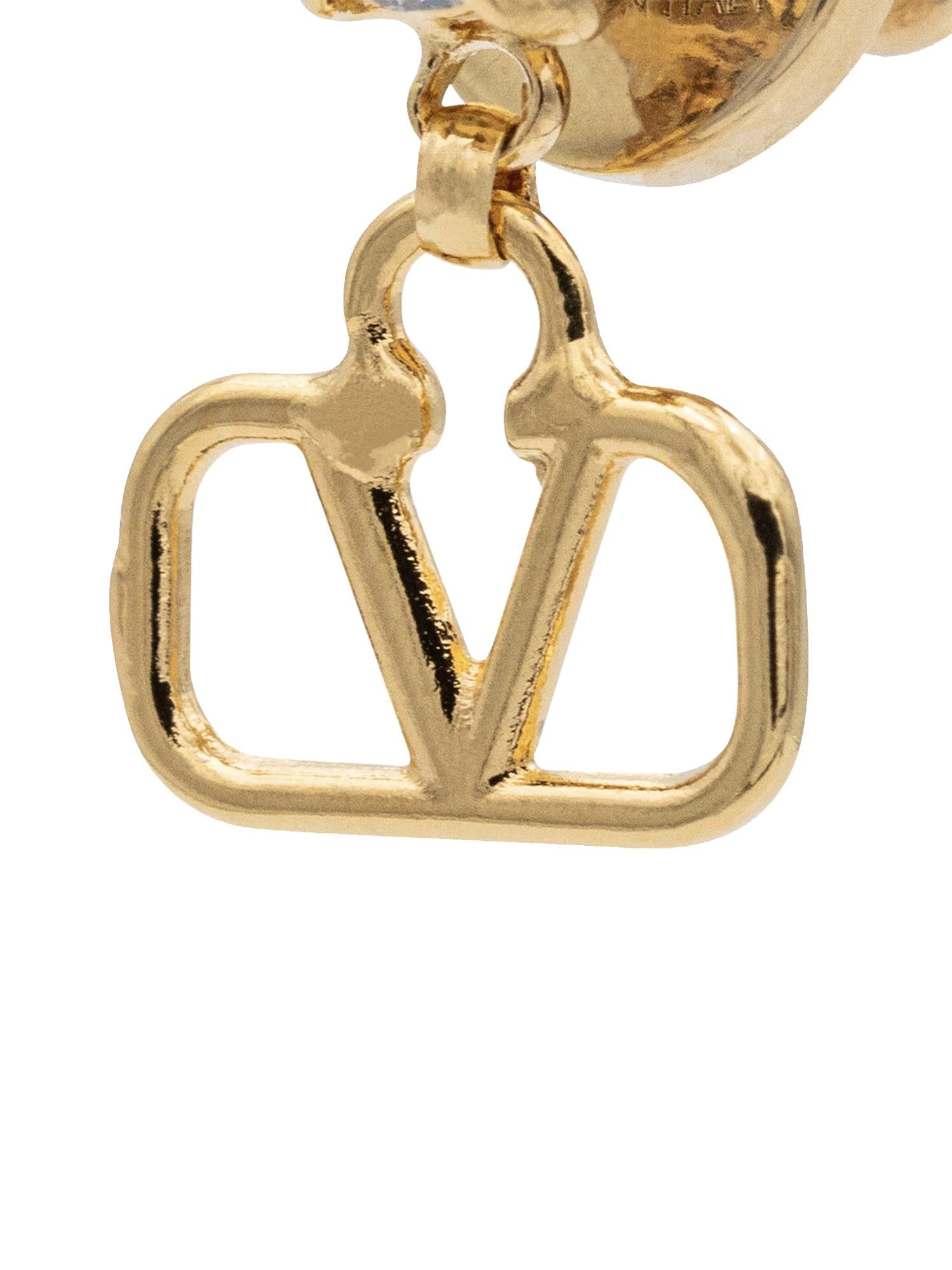 Orecchini VLogo Signature in metallo e cristalli Swarovski® 8W2J0H29 YCWMH5 VALENTINO GARAVANI 