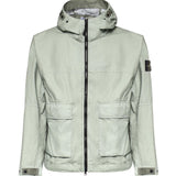 Giacca con cappuccio in nylon con logo L1S154100004 S0A21V0055 STONE ISLAND 