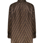 Camicia in seta FF jacquard FS8107 A8G3F118W FENDI 