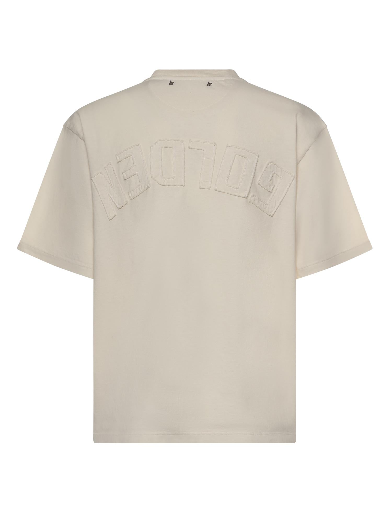 T-shirt con logo sul retro GWP01874 P00157611560 GOLDEN GOOSE 