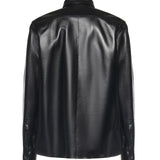Overshirt in pelle G5NP9L HULFYN0000 DOLCE & GABBANA 