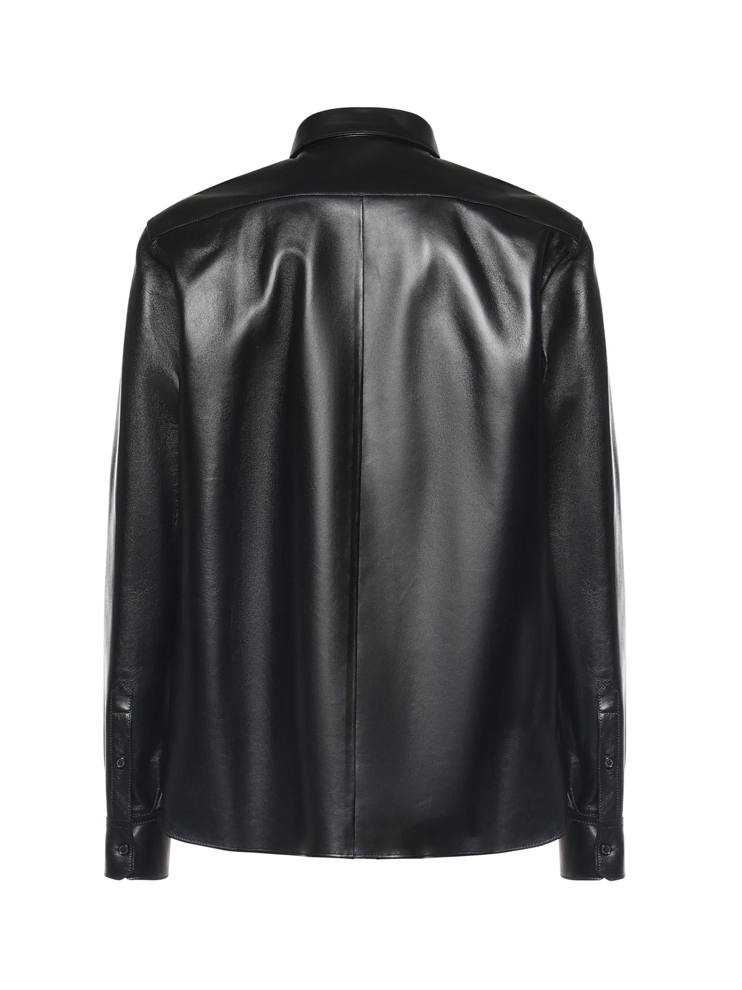 Overshirt in pelle G5NP9L HULFYN0000 DOLCE & GABBANA 