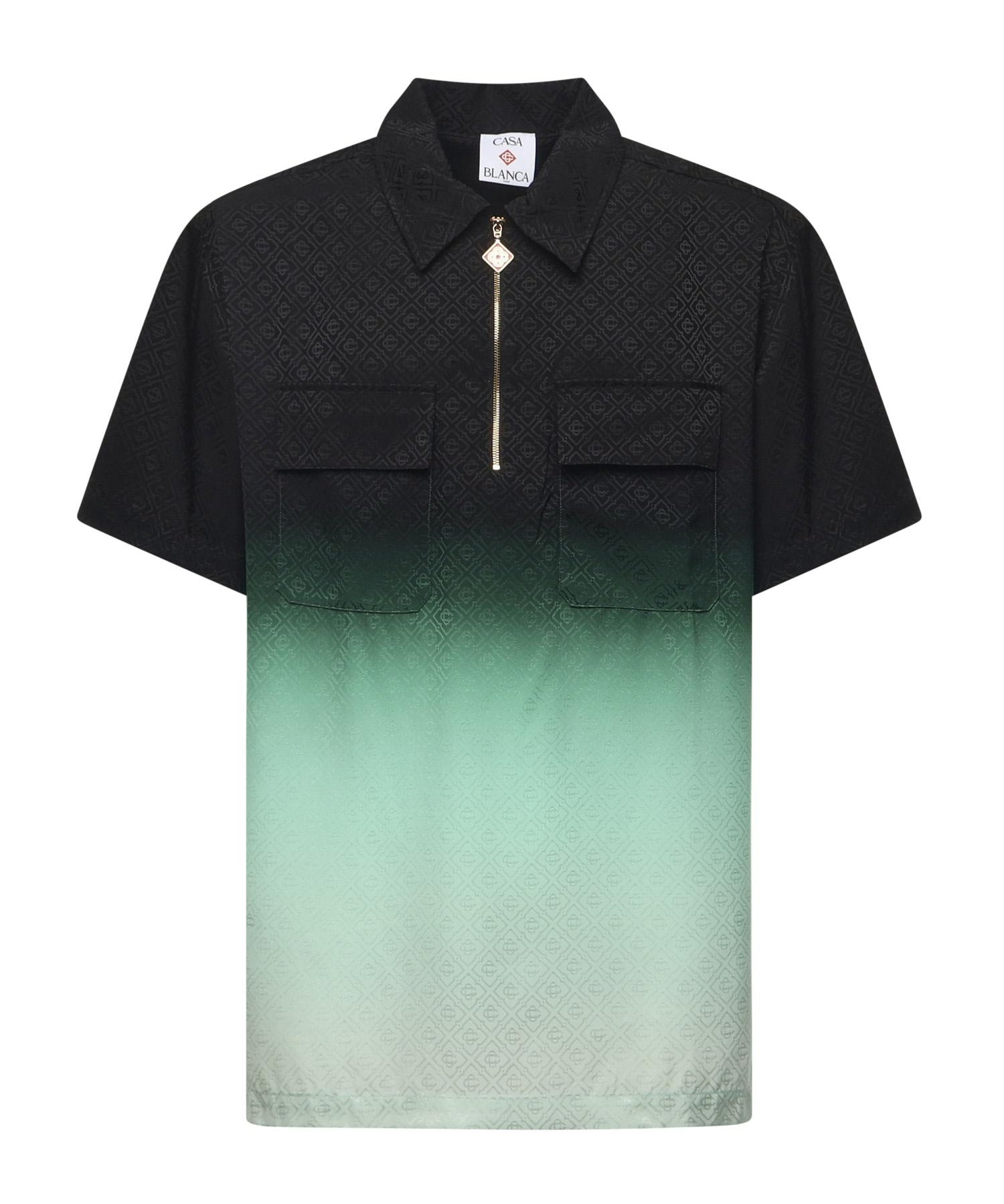 Camicia con stampa monogramma all-over MPF25SH198 01 CASABLANCA 
