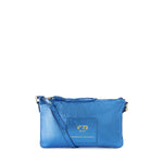 Borsa a tracolla in pelle con logo 73BP9VT03 LOLLI POPPOP BLUE V° 73 
