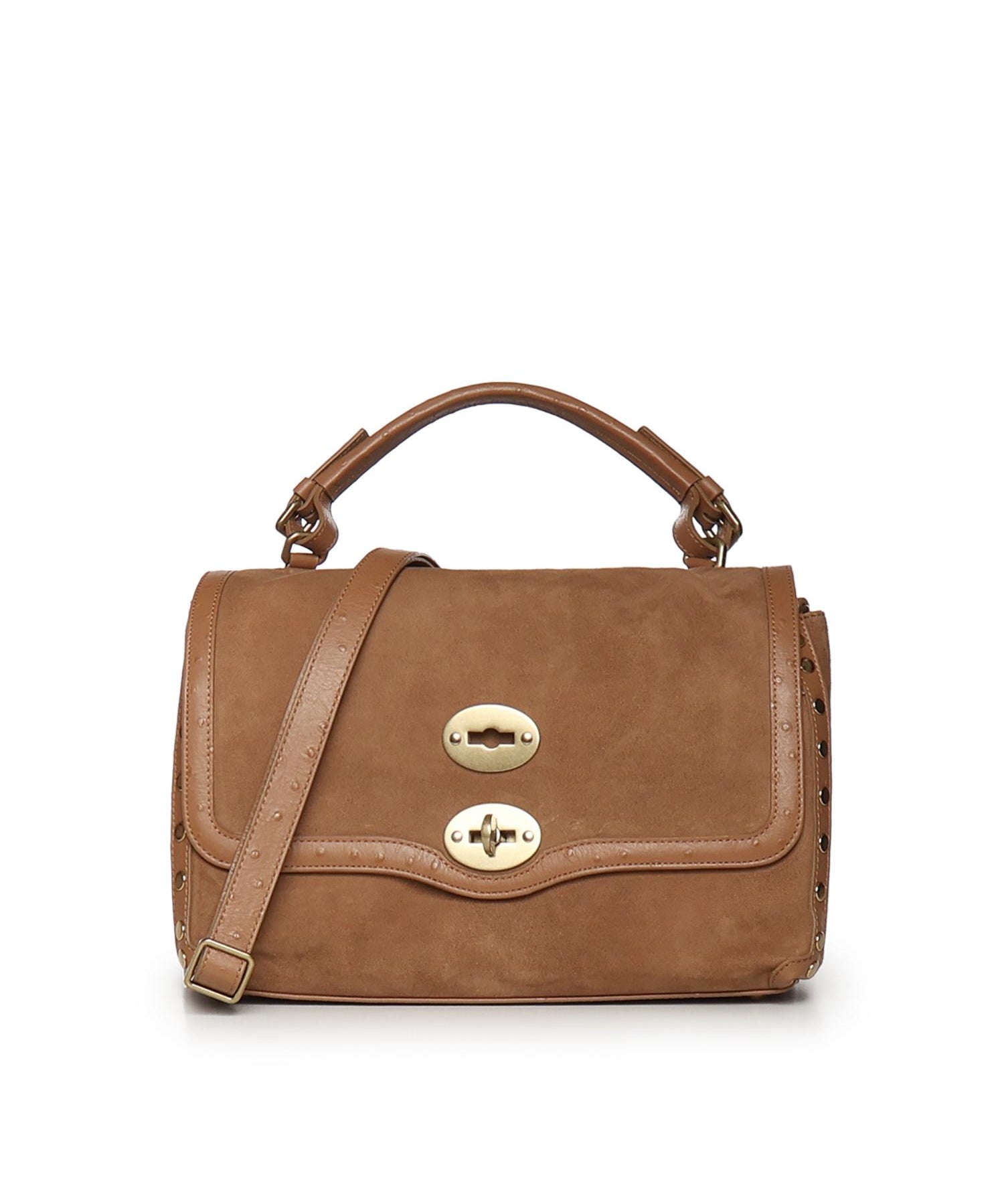 Borsa Postina® small in pelle zashmere® e cactus 070790 -2270000Z0248 ZANELLATO 