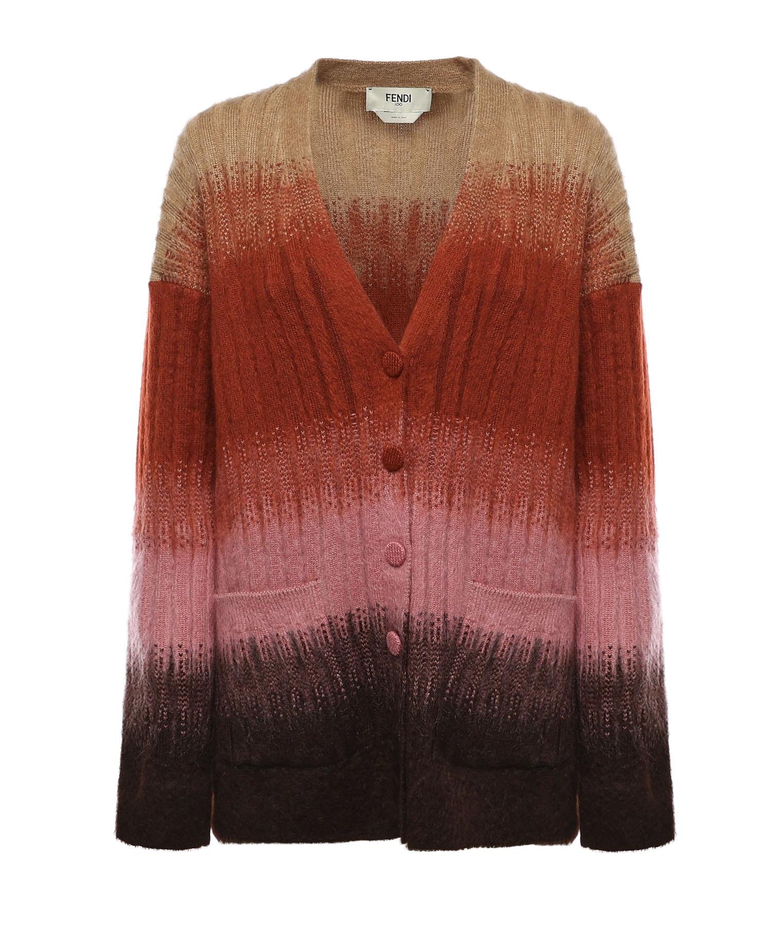 Cardigan in mohair e lana FZE540 AYLTF1TIN FENDI 