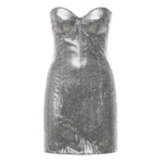 Abito strapless in rete F60EQT GDDHGS0998 DOLCE & GABBANA 