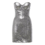 Abito strapless in rete F60EQT GDDHGS0998 DOLCE & GABBANA 