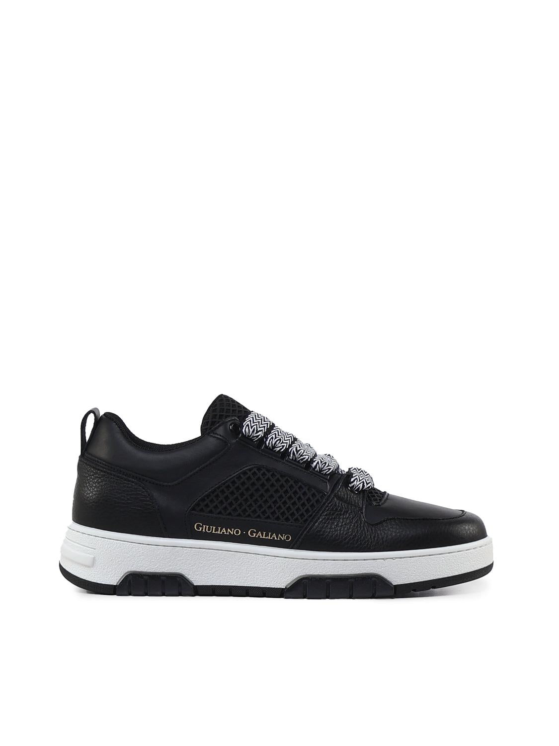 Sneakers Vyper in pelle VYPER -BLACK/BLACK GIULIANO GALIANO 