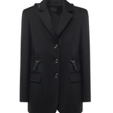 Giacca con cappuccio e coulisse 106117 A30CZ99 PINKO 