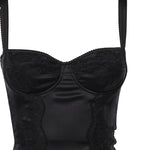 Body intimo a balconcino in seta con pizzo O9A05T ONO13N0000 DOLCE & GABBANA 