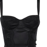 Body intimo a balconcino in seta con pizzo O9A05T ONO13N0000 DOLCE & GABBANA 