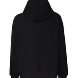 Felpa in cotone con cappuccio e coulisse 5V3MF25R ADJ0NO VALENTINO GARAVANI 