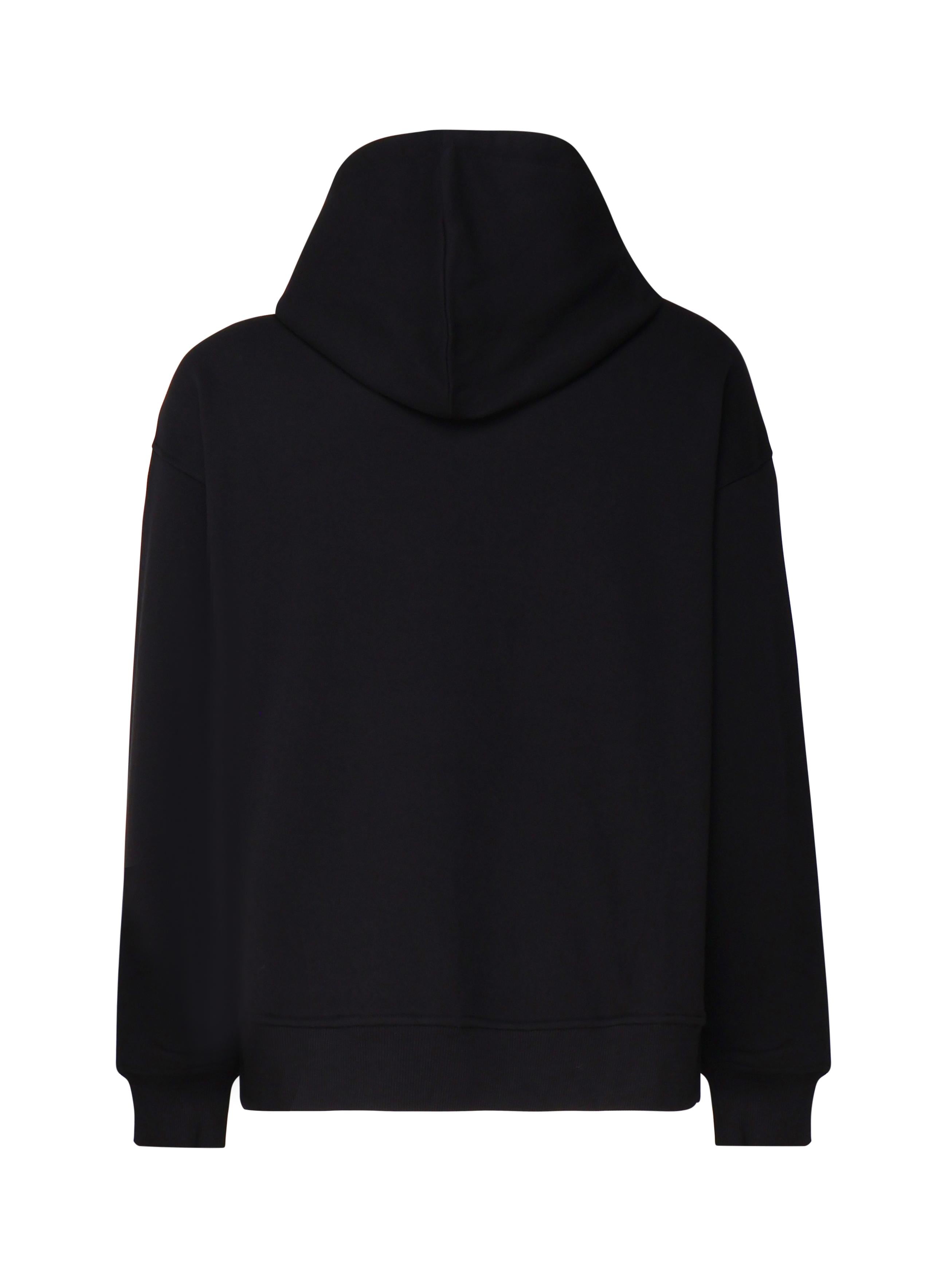 Felpa in cotone con cappuccio e coulisse 5V3MF25R ADJ0NO VALENTINO GARAVANI 
