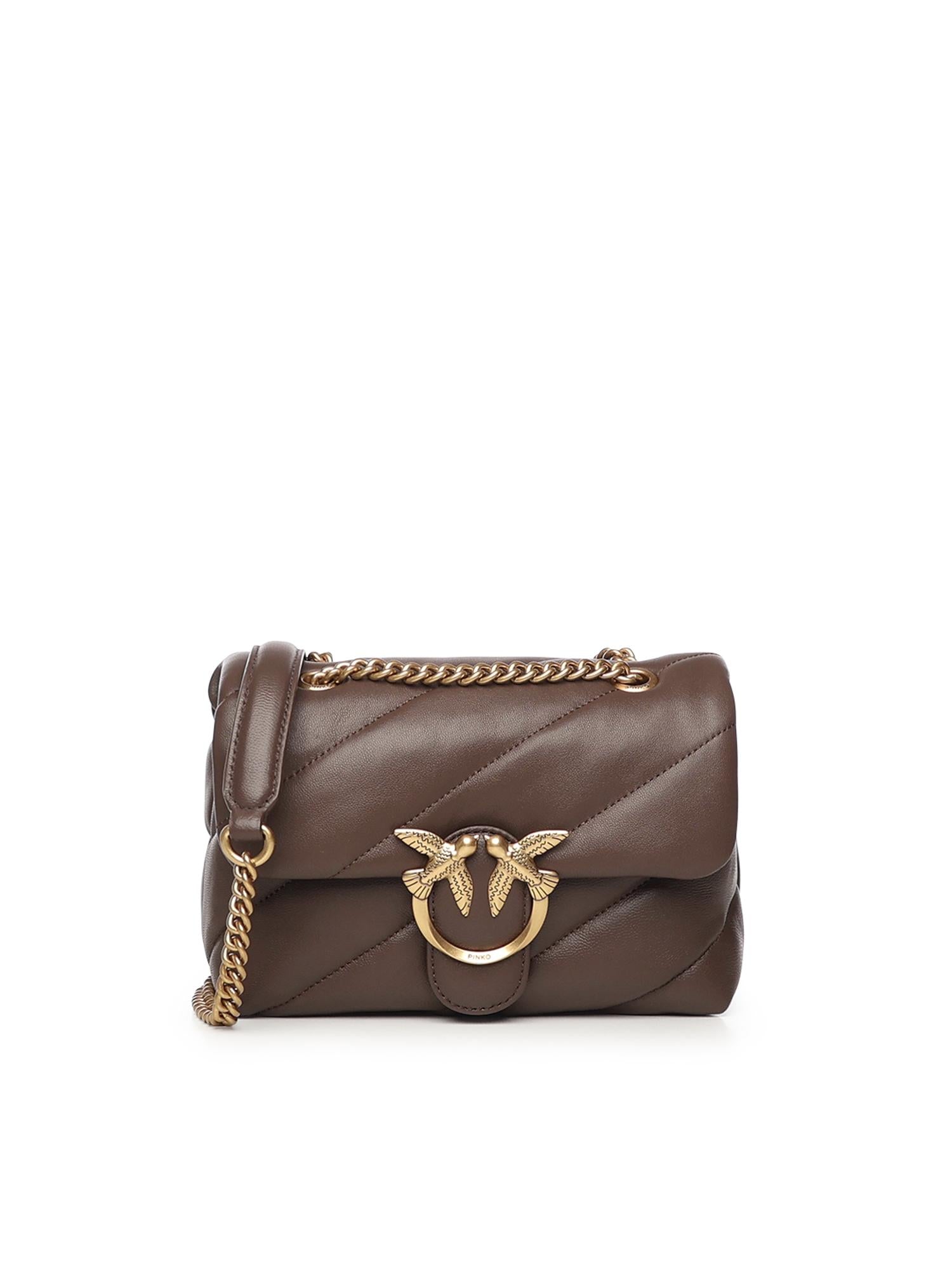 Borsa Mini Love Bag Puff in pelle 100039 A0F2L74Q PINKO 