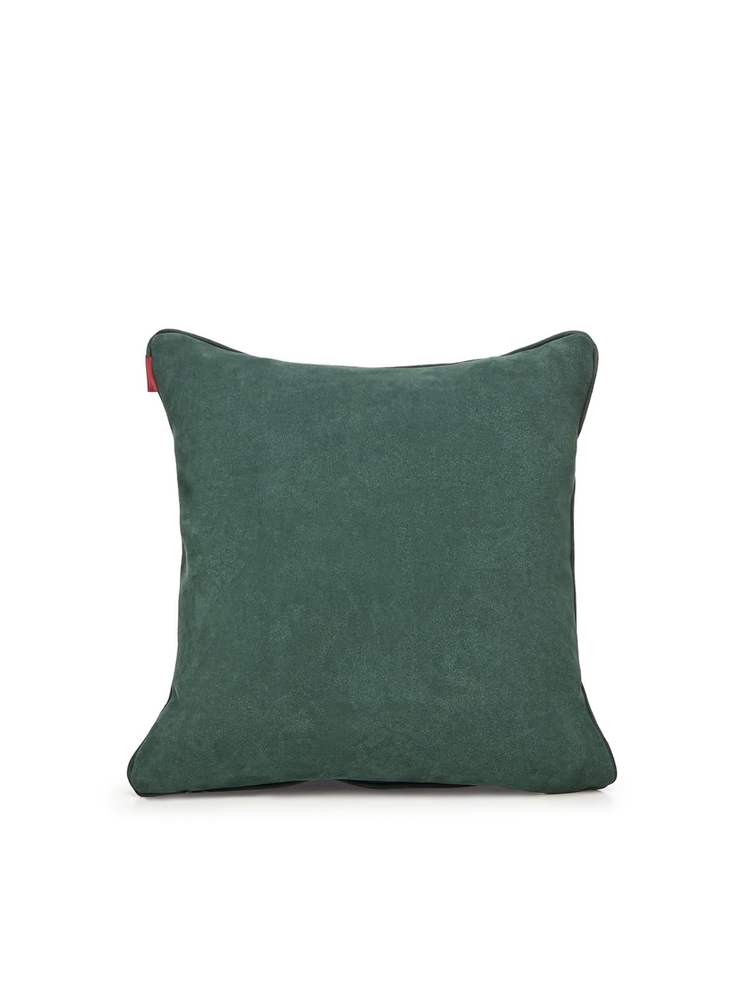 Cuscino in velluto e pelle con motivo Arnica UHNA0003 AQ321V0018 ETRO HOME 