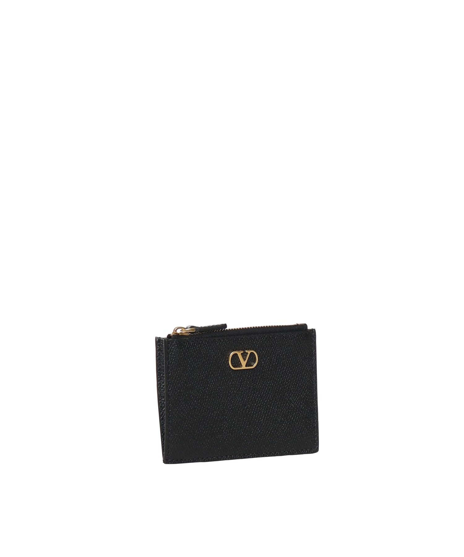 Portacarte Vlogo Signature in vitello granato 8W2P0AK9 SNP0NO VALENTINO GARAVANI 