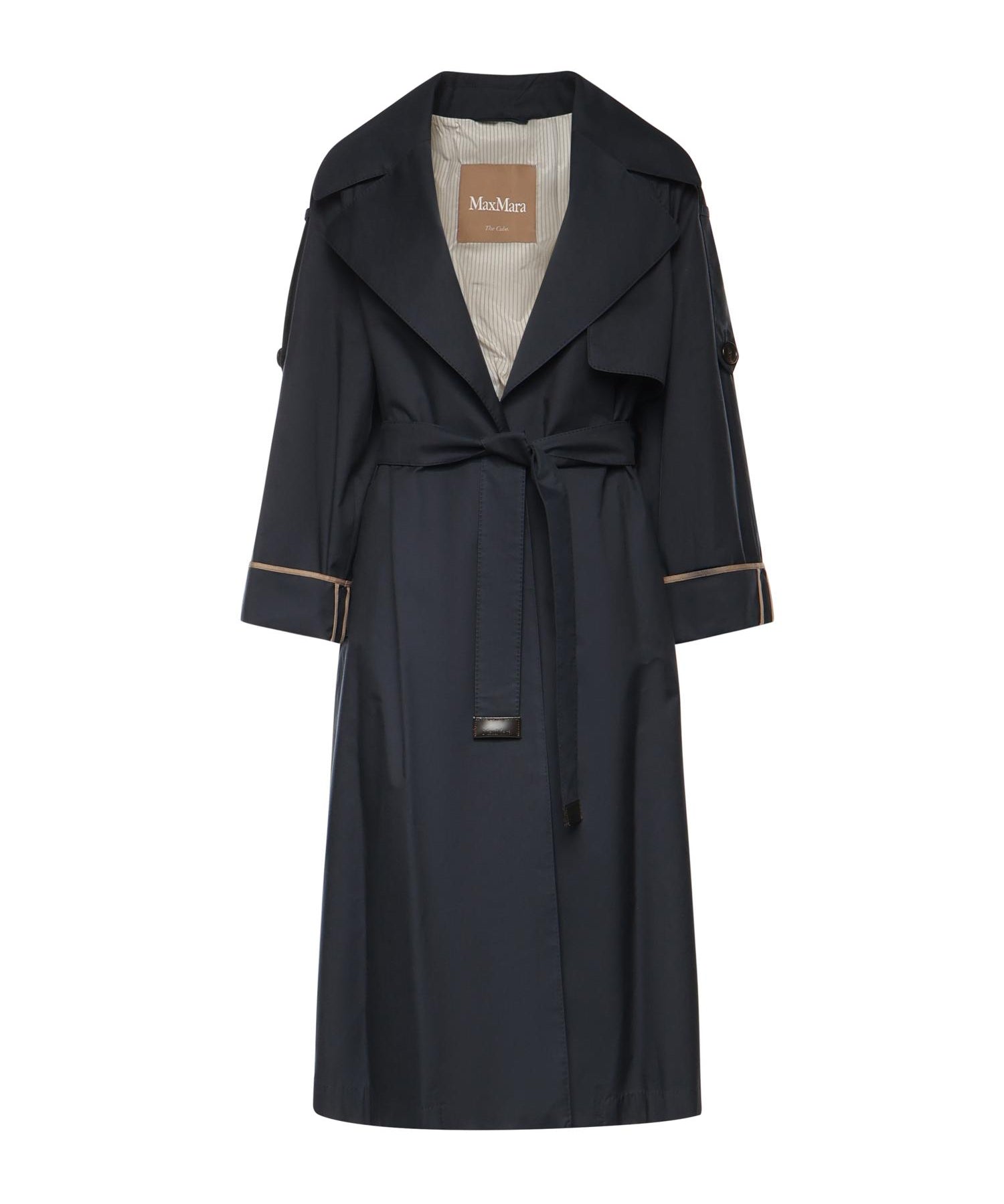 Trench over in twill antigoccia 2619021014600 006 MAX MARA THE CUBE 