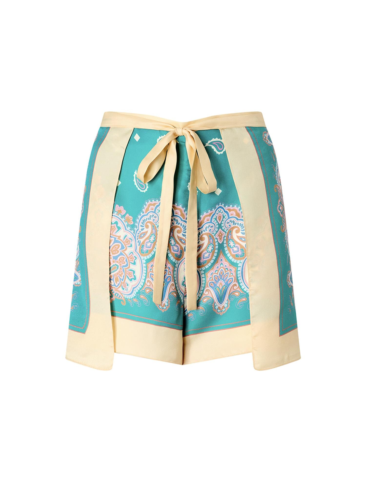 Short pantapareo con stampa paisley 106733 A38GSZ4 PINKO 
