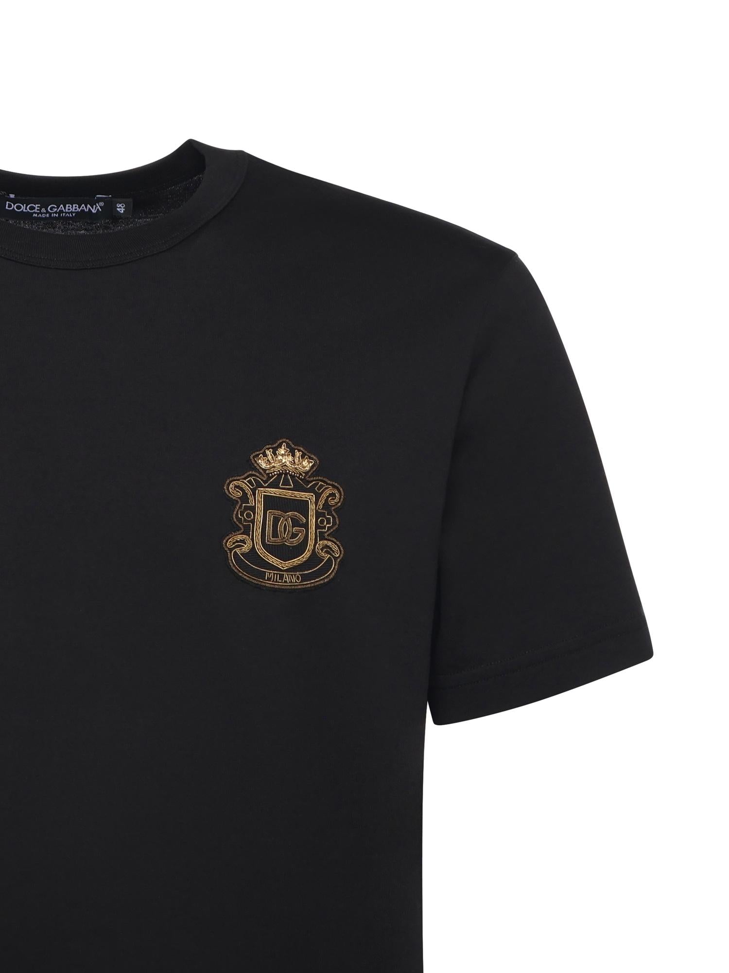 T-shirt in cotone G8PT1Z G7PZUN0000 DOLCE & GABBANA 