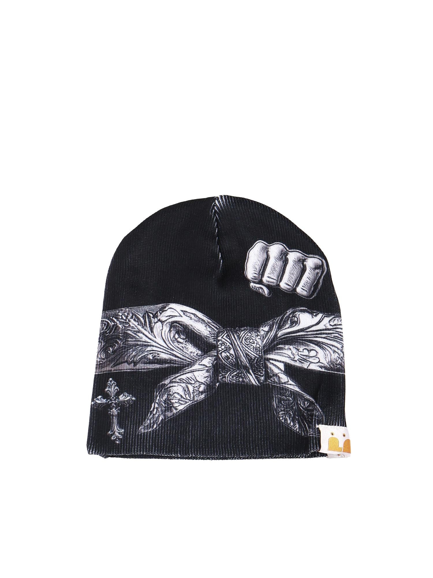 Cappello beanie Pin<BR/> DFM58029B0000PX BLACK PDF CHANNEL 