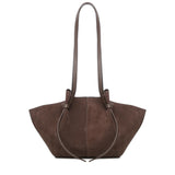 Borsa tote Mochi in pelle scamosciata MOCHI SUEDE NUTMEG YUZEFI 