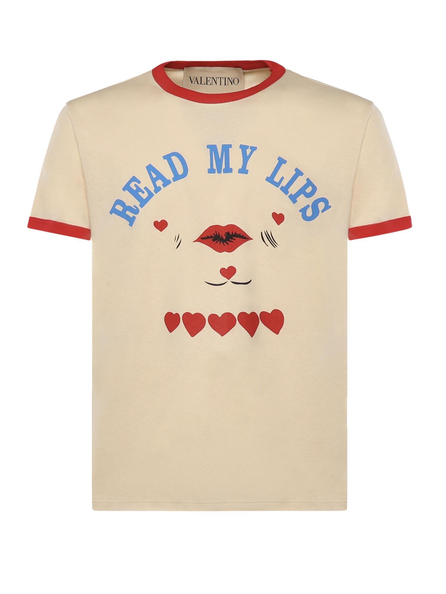 T-shirt in cotone con stampa 8V3MG17D BC7RHK VALENTINO GARAVANI 