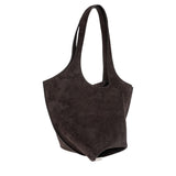 Borsa a spalla La Scoop in suede 260WAH00062 LBT007AA204 THE Attico 